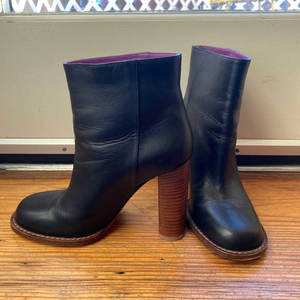 Marni black heeled boots